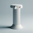 column isolated on white