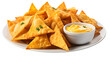 nachos png, loaded nacho chips, melted cheese, jalapeños, salsa, guacamole, nacho clipart, delicious snack, transparent background, culinary illustration






