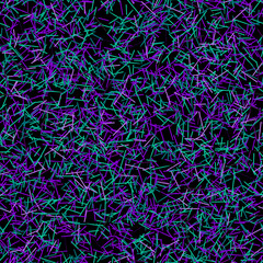 Leinwandbilder - Pattern of a random small lines. Seamless vector pattern