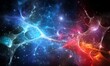 The conceptual link between neuron cells and concentrations of galaxies in the universe. Generative Ai

