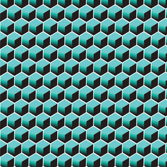 Honeycomb 3d pattern vector illustration