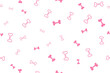 Pink Bone Pattern Background. Animal Backdrop. Wallpaper. Banner. Vector Illustration. Backdrop