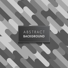 Sticker - Black Gray Stripe Lines Pattern Abstract Background Vector Design