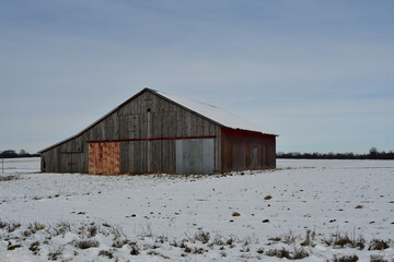 Canvas Print - Old Wooden Barn