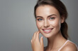 © SOLDATOOFF - Portrait of young beautiful smiling woman with healthy skin and natural make up.