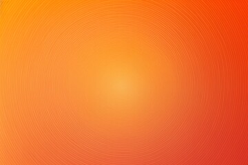 Wall Mural - Tangerine round gradient. Digital noise, grain texture