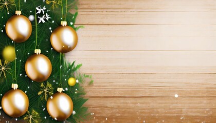 Wall Mural - christmas ornaments ball background merry christmas and a happy new year holiday banner and poster christmas poster and banner