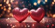 hearts on a dark background valentines, shape, holiday, romantic, red, card, decoration, celebration, illustration, design, pink, 