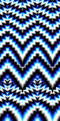 Wall Mural - Vertical background in african ethnic style. Chevron geometric pattern. High resolution