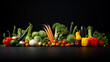 Zdrowe warzywa na blacie