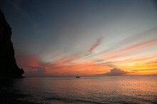 Sunset In Soufriere
