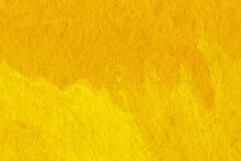 Abstract Yellow Watercolor Background Texture. High Resolution Colorful Watercolor Texture For Cards, Backgrounds, Fabrics, Posters. Hand Draw Backdrop