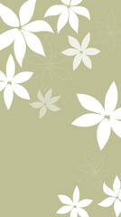 Wall Mural - abstract floral background illustration