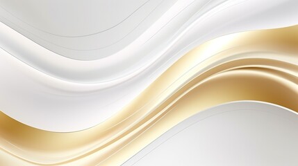 Wall Mural - Abstract shiny color gold wave design element .golden curved yellow lines .with sparkling effect on white background .Used for template or background, banner.