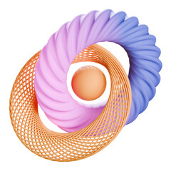 abstract shape 3d icon illustration