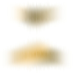 Wall Mural - An abstract transparent golden glitch art blur texture design element.