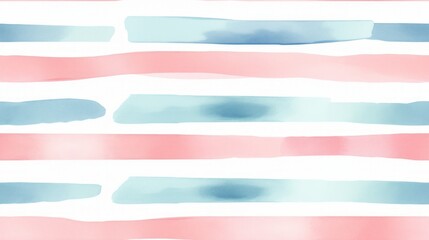 Aufkleber - Simple aquarelle lines Generative AI