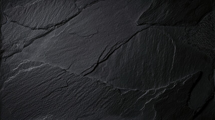 Poster - dark grey black slate texture background. black stone texture. black granite slabs background