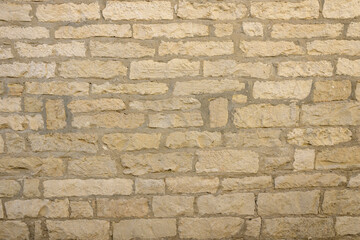 Wall Mural - Texture of old brick stone wall 