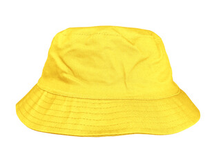 Sticker - Yellow bucket hat PNG transparent