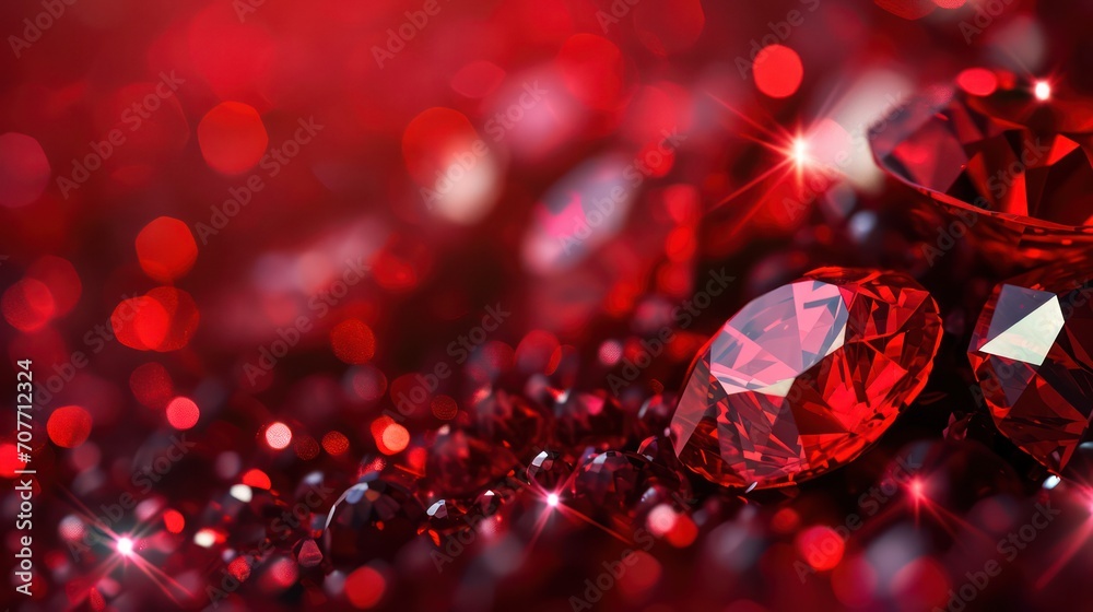 Ruby Rhod Background Seamless red ruby background with a radiant shine, showcasing a ...