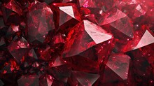 Seamless Red Ruby Background With A Radiant Shine, Showcasing A Captivating Texture