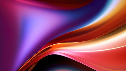 Poster - metallic abstract wavy