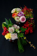正月の美しい花飾り　新年のイメージ