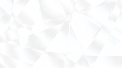 Aufkleber - White corporate abstract background of looping animated gradient geometric shapes and lines. 4k looping footsge