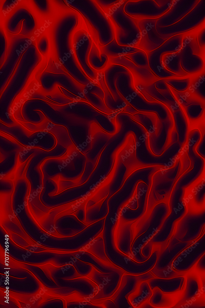 Cluster of contagious infectious microbe disease bacteria worms flowing ...