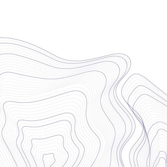 Blue line and white abstract background