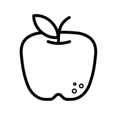 apple, fruit, food, isolated, icon, leaf vector, healthy, green, diet, fresh, health, nature, object, icon, fruits, natural, vegetarian, sweet