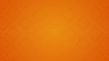 Wall Mural - Background dot halftone orange soft gradient for loop playback 4k 60FPS