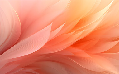 Wall Mural - Floral background of peach color. Background of petals.