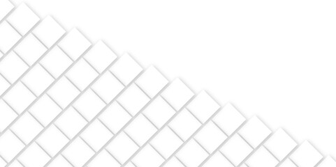 abstract modern geometric and creative concept with  white boxes on the white background. soft light paper stripes as mosaic formless volumetric pattern paper texture design. 3d rendering.