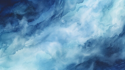 abstract watercolor paint background with dark blue