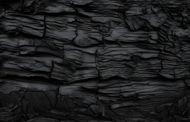 Aufkleber - Old vintage rustic aged antique wooden texture Dark black wood background