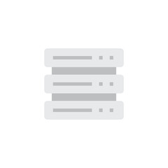 Poster - computer server icon - vector 