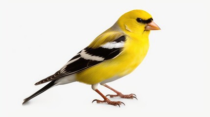 Wall Mural - yellow wagtail isolated on white