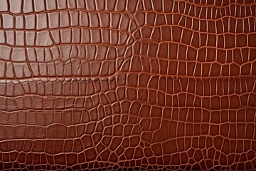 Poster - Brown leather surface.