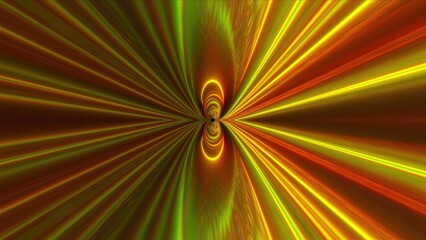 Poster - Kaleida lines backdrop. Computer generated 3d render