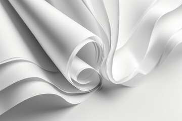 Poster - A close up view of a white sheet of paper. Can be used for various purposes