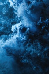 Poster - Smoke captured in a close-up shot. This image can be used to depict various concepts and themes