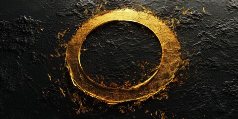 Poster - A gold letter 
