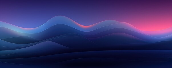 Wall Mural - Navy gradient background with hologram effect 