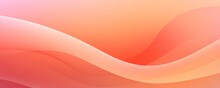 Peach Gradient Background With Hologram Effect
