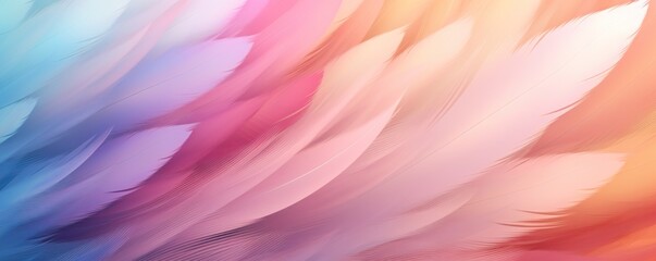 Poster - Zaffre pastel feather abstract background texture