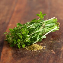 Poster - bunch of fresh herbs