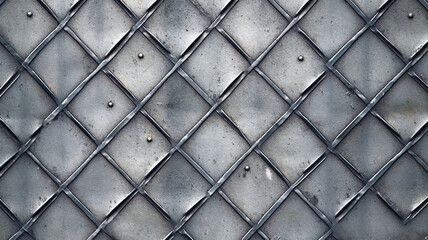 Seamless old worn scratched iron crosshatch diamond plate sheet metal