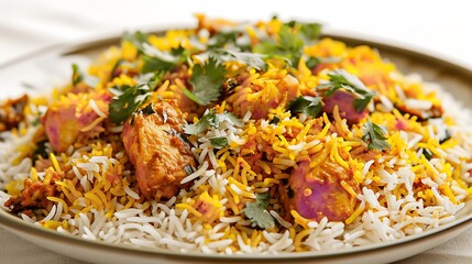 Set of Chicken Biryani Spicy Indian, UK And Chines Malabar

